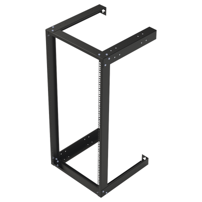 rack abierto de 19" para montaje en pared de 24 unidades. rack abierto de 19" para montaje en pared de 24 unidades.