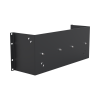 riel de 35 mm con soporte para rack de 19" 4ur