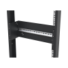 riel de 35 mm con soporte para rack de 19" 4ur