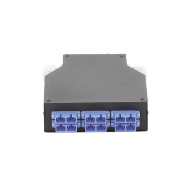 distribuidor de fibra óptica para riel din, 6 acopladores sc/upc duplex monomodo con charola de empalme distribuidor de fibra óptica para riel din, 6 acopladores sc/upc duplex monomodo con charola de empalme