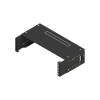 rack abierto de montaje en pared, de 19in, profundidad ajustable (8" a 12") de 2.5 unidades de rack, con capacidad de crecimiento.