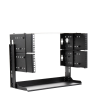 rack abierto de montaje en pared, de 19in, 5 unidades de rack, profundidad ajustable (8" a 12") con charola de uso múltiple.