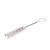 remate tipo grapa para cable drop plano