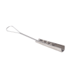 remate tipo grapa para cable drop plano