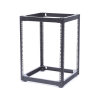 rack abierto de 4 postes instalación pared o piso de 14 unidades, ideal para equipo de audio!