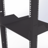 charola para soportar equipos en rack de 19" y 39 cm de profundidad, 2u, juego de 2 piezas iguales