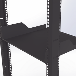 charola para soportar equipos en rack de 19" y 39 cm de profundidad, 2u, juego de 2 piezas iguales