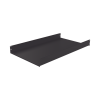 charola fija de sujeción lateral, 90 cm de profundidad, 2u. compatible con lp 60120 xx ur2