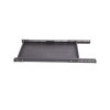 charola ventilada para soportar equipos en rack, profundidad ajustable de 495 a 965 mm, 1u, color negro