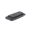 caja de distribución de fibra Óptica horizontal, hasta 96 empalmes, exterior ip68, 2 puertos de entrada y salida