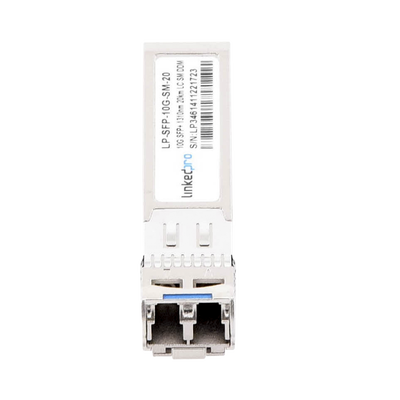 transceptor Óptico sfp+ (mini gbic) / monomodo 1310 nm / 10 gbps / 10gbase lr / conectores lc/upc dúplex / ddm / hasta 20 km transceptor Óptico sfp+ (mini gbic) / monomodo 1310 nm / 10 gbps / 10gbase lr / conectores lc/upc dúplex / ddm / hasta 20 km