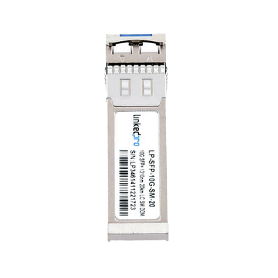 transceptor Óptico sfp+ (mini gbic) / monomodo 1310 nm / 10 gbps / 10gbase lr / conectores lc/upc dúplex / ddm / hasta 20 km transceptor Óptico sfp+ (mini gbic) / monomodo 1310 nm / 10 gbps / 10gbase lr / conectores lc/upc dúplex / ddm / hasta 20 km