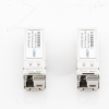 transceptores Ópticos bidireccionales sfp+ (mini gbic) / monomodo 1270 & 1330 nm / 10 gbps / 10gbase bx / conector lc/upc simplex / ddm / hasta 10 km / 2 piezas