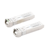 transceptores Ópticos bidireccionales sfp+ (mini gbic) / monomodo 1270 & 1330 nm / 10 gbps / 10gbase bx / conector lc/upc simplex / ddm / hasta 10 km / 2 piezas
