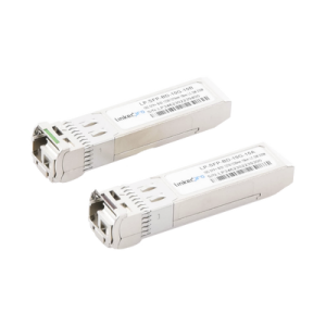 transceptores Ópticos bidireccionales sfp+ (mini gbic) / monomodo 1270 & 1330 nm / 10 gbps / 10gbase bx / conector lc/upc simplex / ddm / hasta 10 km / 2 piezas