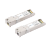 transceptores Ópticos bidireccionales sfp+ (mini gbic) / monomodo 1490 & 1550 nm / 10 gbps / 10gbase bx / conector lc/upc simplex / ddm / hasta 100 km / 2 piezas