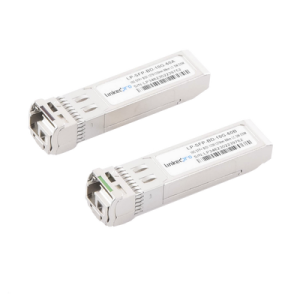 transceptores Ópticos bidireccionales sfp+ (mini gbic) / monomodo 1270 & 1330 nm / 10 gbps / 10gbase bx / conector lc/upc simplex / ddm / hasta 60 km / 2 piezas