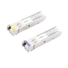 transceptores Ópticos bidireccionales sfp (mini gbic) / monomodo 1490 & 1550 nm / 1.25 gbps / 1000base bx / conector lc/upc simplex / ddm / hasta 100 km / 2 piezas