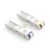 transceptores Ópticos bidireccionales sfp (mini gbic) / monomodo 1310 & 1550 nm / 1.25 gbps / 1000base bx / conector lc/upc simplex / ddm / hasta 20 km / 2 piezas