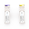 transceptores Ópticos bidireccionales sfp (mini gbic) / monomodo 1490 & 1550 nm / 1.25 gbps / 1000base bx / conector lc/upc simplex / ddm / hasta 80 km / 2 piezas