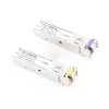 transceptores Ópticos bidireccionales sfp (mini gbic) / monomodo 1490 & 1550 nm / 1.25 gbps / 1000base bx / conector lc/upc simplex / ddm / hasta 80 km / 2 piezas