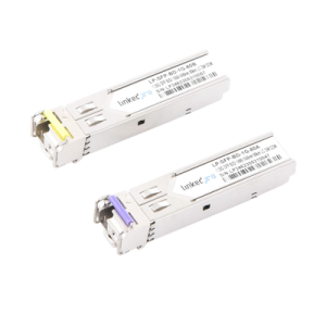 transceptores Ópticos bidireccionales sfp (mini gbic) / monomodo 1490 & 1550 nm / 1.25 gbps / 1000base bx / conector lc/upc simplex / ddm / hasta 80 km / 2 piezas