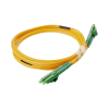 jumper de fibra Óptica monomodo 9/125 lc/apc lc/apc duplex pvc, 2.0 mm, amarillo, 2 metros