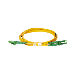 jumper de fibra Óptica monomodo 9/125 lc/apc lc/apc duplex pvc, 2.0 mm, amarillo, 2 metros