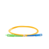 jumper de fibra Óptica monomodo sc/apc sc/upc simplex de 1 metro, 3mm