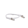 patch cord cat6a 10g blindado 0.5m ( 1.64 ft ) blanco