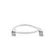 patch cord cat6a 10g blindado 0.5m ( 1.64 ft ) blanco