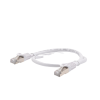 patch cord cat6a 10g blindado 0.5m ( 1.64 ft ) blanco
