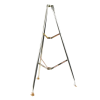 montaje de tripie para exterior, altura total del tripie 1.52 m. compatible con mástiles de hasta 3 m de largo 1 1/4 a 2" de diámetro
