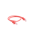 cable de parcheo utp cat5e 0.5 m rojo