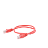 cable de parcheo utp cat5e 0.5 m rojo