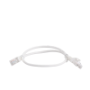 cable de parcheo utp cat5e 0.5 m blanco