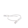 cable de parcheo utp cat5e 0.5 m blanco