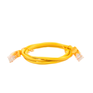 cable de parcheo utp cat5e 1 m amarillo