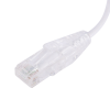 cable de parcheo slim utp cat6 20 cm blanco diámetro reducido (28 awg)