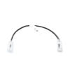 cable de parcheo slim utp cat6 30 cm negro diámetro reducido (28 awg)