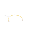 cable de parcheo slim utp cat6 30 cm amarillo diámetro reducido (28 awg)