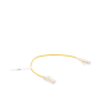 cable de parcheo slim utp cat6 30 cm amarillo diámetro reducido (28 awg)