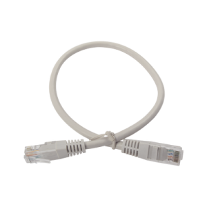cable de parcheo utp cruzado cat6 0.4 m gris