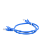 cable de parcheo utp cat6 0.5 m azul