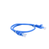 cable de parcheo utp cat6 0.5 m azul