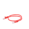cable de parcheo utp cat6 0.5 m rojo