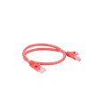 cable de parcheo utp cat6 0.5 m rojo