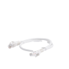 cable de parcheo utp cat6 0.5 m blanco