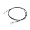 cable de parcheo slim utp cat6 1 metro, negro, diámetro reducido (28 awg)