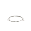 cable de parcheo slim utp cat6 1 metro, gris, diámetro reducido (28 awg)
